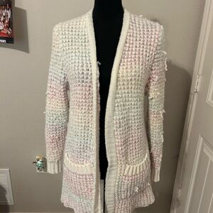 Never worn Altard state cardigan. Multi colored. Size medium